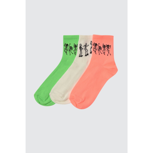 Trendyol Multicolor 3-Pack Knitted Socks