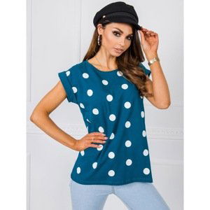 Marine polka dot t-shirt