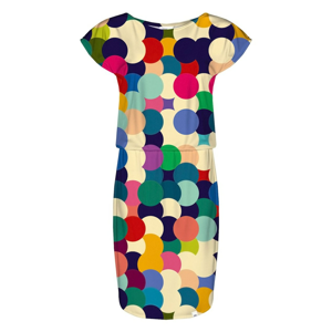 Colour Pleasure Woman's Dress CP-023 Pattern 17