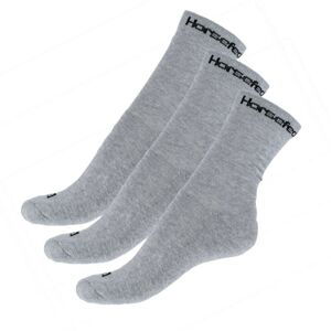 3PACK socks Horsefeathers gray (AA547D)