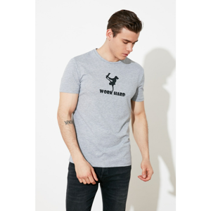 Trendyol Gray Men's T-Shirt