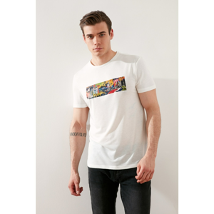 Trendyol White Men's T-Shirt