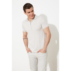 Trendyol Beige Men's Regular Fit Polo Neck T-shirt