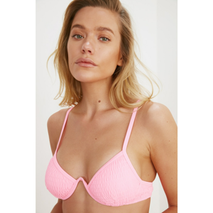 Trendyol Pink Underwire Gipeal Bikini Top