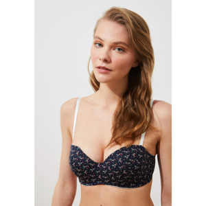 Trendyol Navy Blue Floral Bra