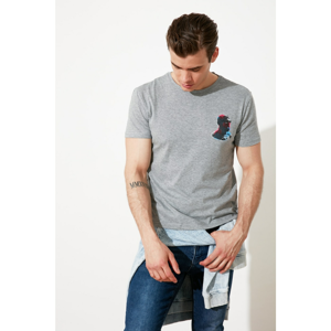 Trendyol Gray Men's T-Shirt