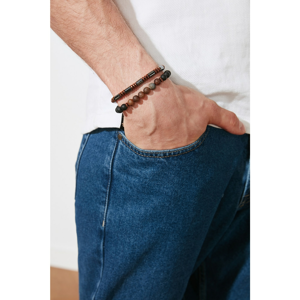 Trendyol Black-Gray Men's 2-piece Bijouterie Bracelet