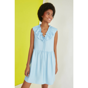 Trendyol Blue Collar Detailed Dress