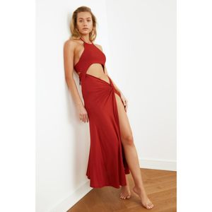 Trendyol Tile Cut-Out Detailed Beach Dress