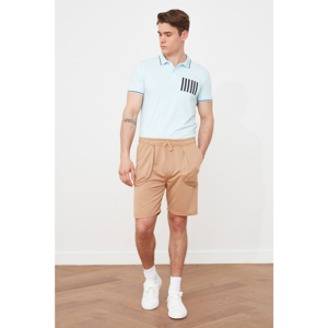 Trendyol Beige Men's Regular Fit Shorts & Bermuda