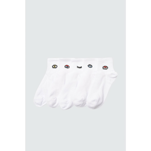 Trendyol White 5-Pack Knitted Socks