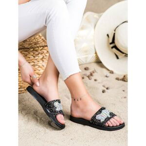 SHELOVET FLIP-FLOPS WITH SEQUINS SUPER