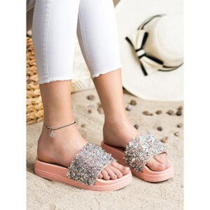 SEASTAR FLIP-FLOPS WITH FASHION CRYSTALS