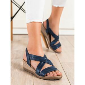 S. BARSKI S.BARSKI WEDGED SANDALS