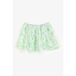 Koton Green Patterned Girl Skirt