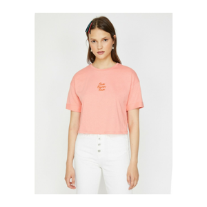 Koton Women's Pink T-Shirt