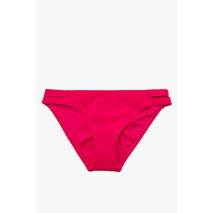 Koton Women's Pink Plain Bikini Bottom