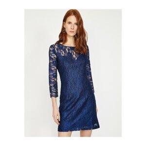 Koton Lace Detail Dress Evening Dress