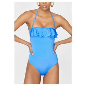 Koton Swimsuit - Blue - Plain