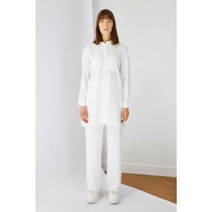 Trendyol White Shirt Tunic Trousers Bottom-Top Team