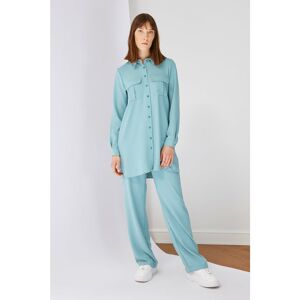 Trendyol Green Shirt Trousers Bottom-Top Team