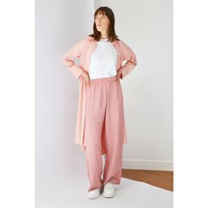 Trendyol Salmon Wide Leg Basic Trousers