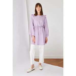 Trendyol Shirt - Purple - Fitted