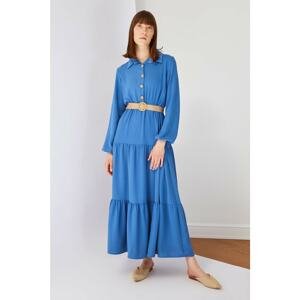 Trendyol Blue Belt Dress