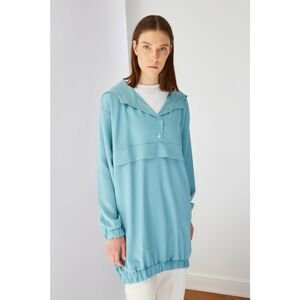 Trendyol Blue Front Detailed Tunic