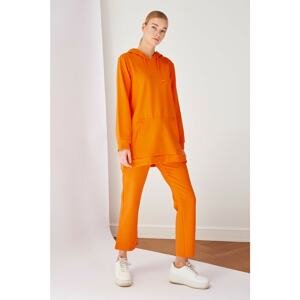 Trendyol Orange Knitted Jogger Sweatpants