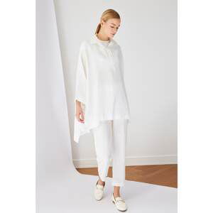 Trendyol White Shirt Tunic Bottom-Top Team