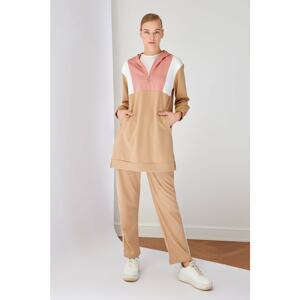 Trendyol Multi Color Hooded Paneled Track Suit