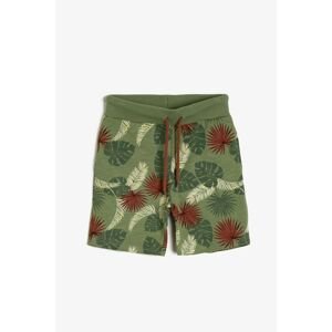 Koton Green Patterned Boy Shorts & Bermuda