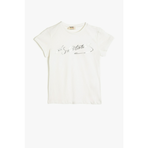 Koton Ecru Girl T-Shirt