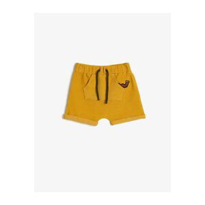 Koton Shorts - Yellow - Normal Waist