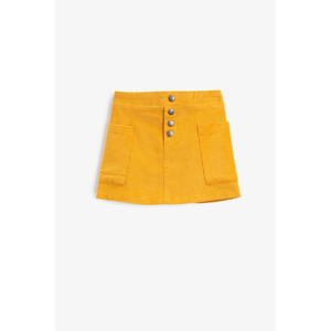 Koton Mustard Girl Skirt