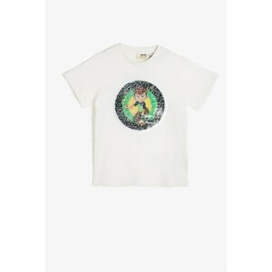 Koton Ecru Boy T-Shirt