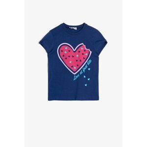 Koton Boy Blue Printed T-Shirt