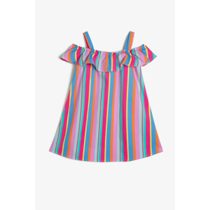 Koton Pink Striped Girl Dress