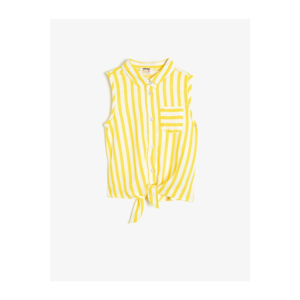 Koton Girl Yellow Striped Shirt