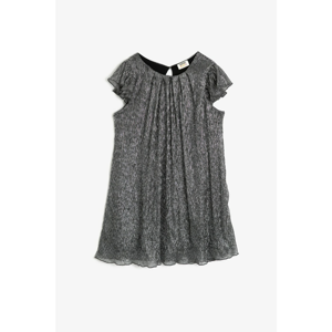 Koton Girl Gray Ruffle Detailed Dress