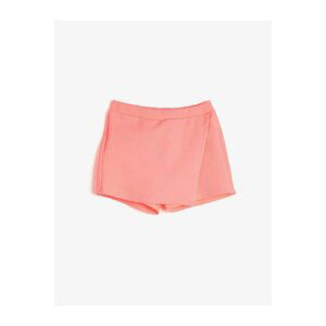 Koton Kids Basic Textured Fine Fabric Short Sort Skirt