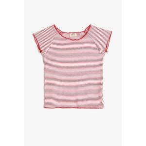 Koton Red Striped Girl T-Shirt