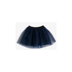 Koton Girl Navy Blue Tulle Detailed Skirt