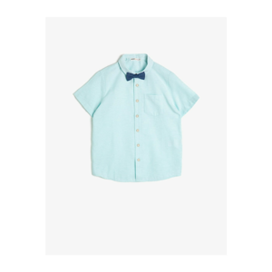 Koton Boy Blue Pocket Detailed Shirt