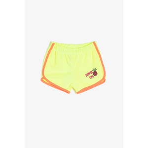 Koton Yellow Baby Girl Shorts & Bermuda