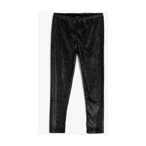 Koton Black Kids Patterned Leggings