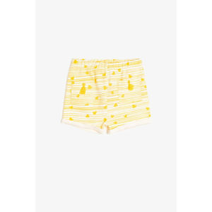 Koton Yellow Baby Girl Shorts & Bermuda