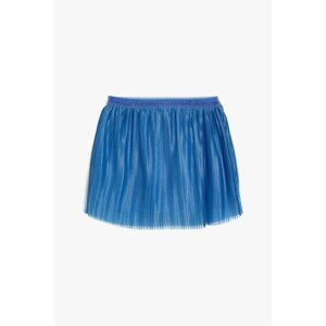 Koton Blue Girl Skirt with Ruffle Detail