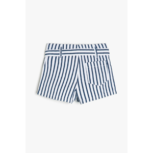 Koton Navy Striped Girl's Shorts